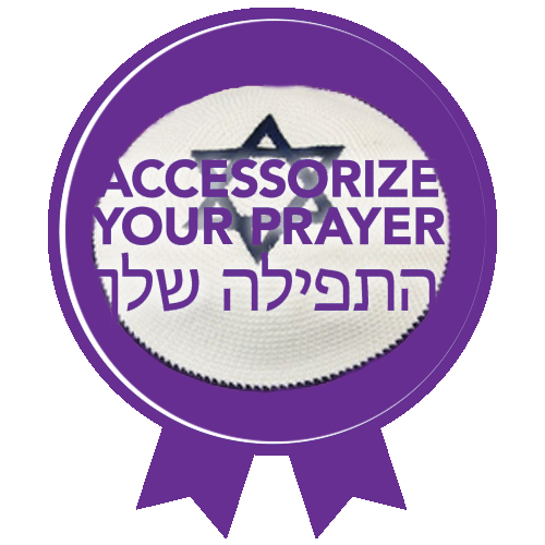 RTFH Badges AccessorizeYourPrayer with ribbon