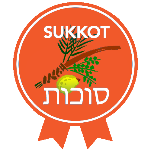 RTFH Badges Sukkot with ribbon