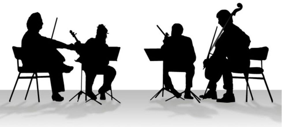 musicians silhouette